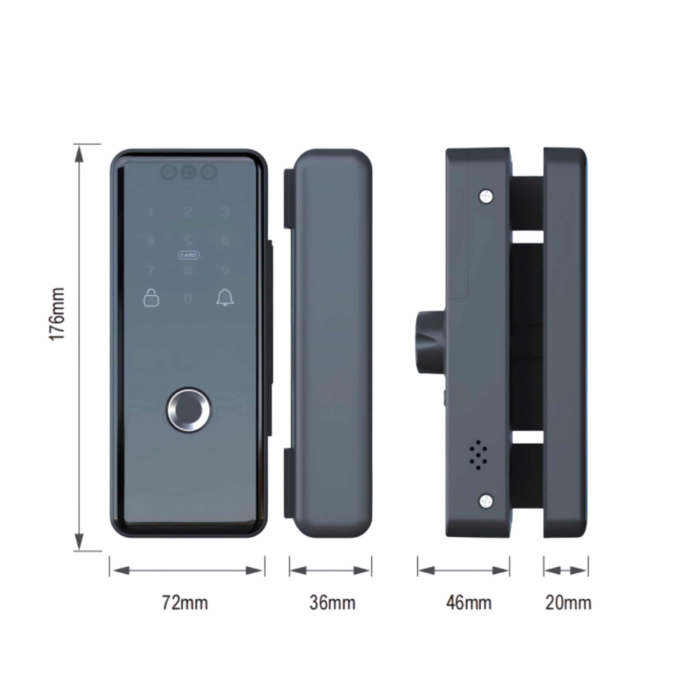 Smart Glass Door Lock