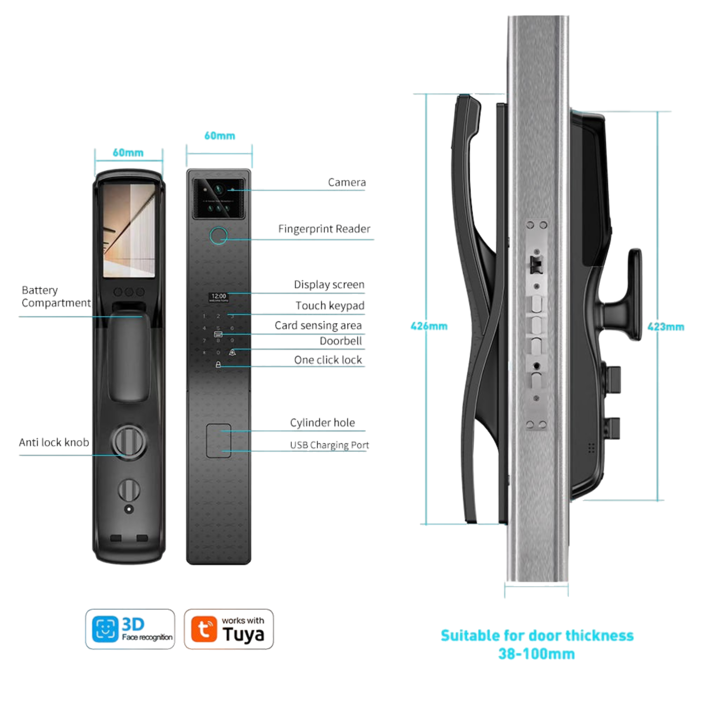 Smart 3D Face Recognition Lock