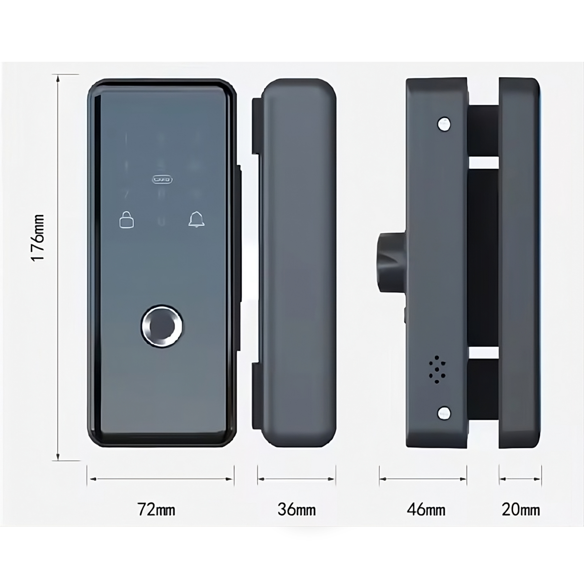 Smart Glass Door Lock