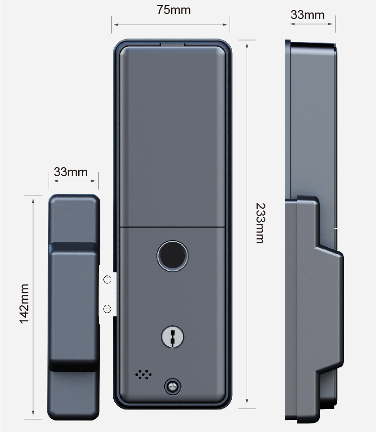 Smart Glass Door Lock