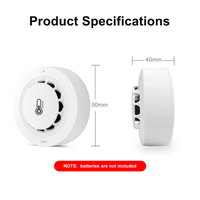 Smoke Sensor With Temperature & Humidity Monitor